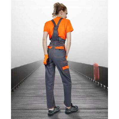 Ardon Spodnie ogrodniczki COOL TREND damskie - szaro-pomarańczowy r. 50* Ardon Spodnie ogrodniczki COOL TREND damskie - szaro-pomarańczowy r. 50*