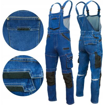 inna (Inny) Spodnie Ogrodniczki robocze męskie Jeans Elastyczne Wygodne STRETCH BHP L inna (Inny) Spodnie Ogrodniczki robocze męskie Jeans Elastyczne Wygodne STRETCH BHP L