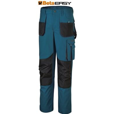 Spodnie robocze 7900P Easy niebieskozielone, roz. XS Beta WW Easy Spodnie robocze 7900P Easy niebieskozielone, roz. XS Beta WW Easy