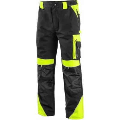 Spodnie robocze CXS SIRIUS Brighton skrócone 170-176cm czarno-żółte 56 Spodnie robocze CXS SIRIUS Brighton skrócone 170-176cm czarno-żółte 56