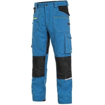 Spodnie robocze CXS STRETCH niebiesko-czarne 50 Spodnie robocze CXS STRETCH niebiesko-czarne 50