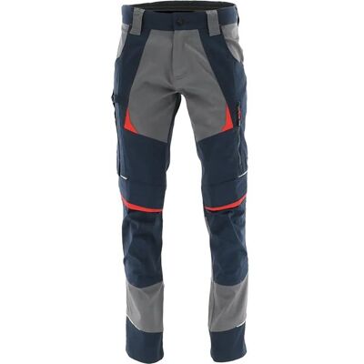 ABC Spodnie robocze do pasa COTTONFLEX ELASTYCZNE WZMACNIANE DŁUGIE 64XXXL Granatowy-Ciemnoszary ABC Spodnie robocze do pasa COTTONFLEX ELASTYCZNE WZMACNIANE DŁUGIE 64XXXL Granatowy-Ciemnoszary
