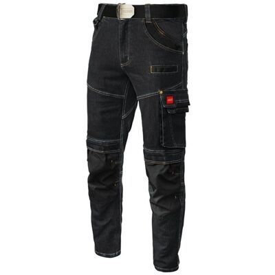 Spodnie robocze Jeans Stretch czarne rozmiar XXL ART-MAS Spodnie robocze Jeans Stretch czarne rozmiar XXL ART-MAS