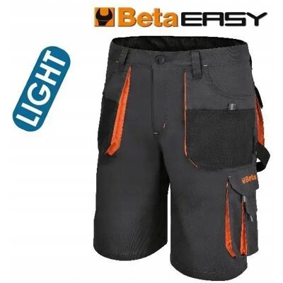BETA Spodnie Robocze Krótkie Lekkie Easy Light 7861g Szare 5xl BETA Spodnie Robocze Krótkie Lekkie Easy Light 7861g Szare 5xl