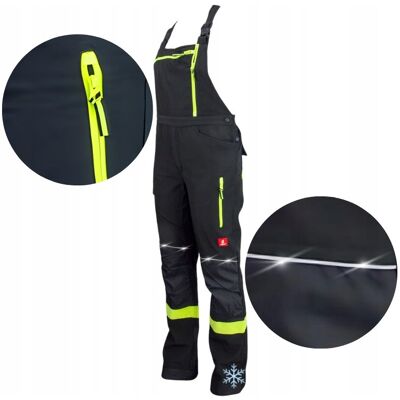 Urgent Spodnie robocze męskie OCIEPLANE OGRODNICZKI ZIMOWE Elastyczne Softshell Urgent Spodnie robocze męskie OCIEPLANE OGRODNICZKI ZIMOWE Elastyczne Softshell