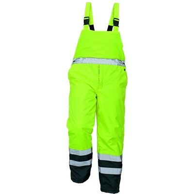 Cerva Spodnie robocze ocieplane ogrodniczki długie PADSTOW żółte XL * Cerva Spodnie robocze ocieplane ogrodniczki długie PADSTOW żółte XL *