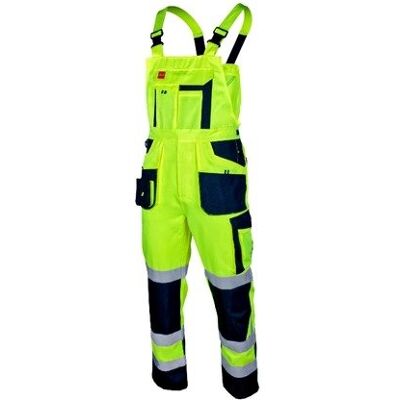 Inny producent Spodnie robocze ogrodniczki BHP FLASH Odblask Mocne Potrójne Szwy 54 Inny producent Spodnie robocze ogrodniczki BHP FLASH Odblask Mocne Potrójne Szwy 54