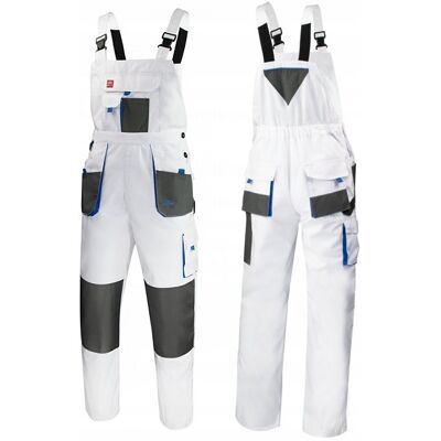 Spodnie robocze ogrodniczki classic white 270g/m2 Spodnie robocze ogrodniczki classic white 270g/m2
