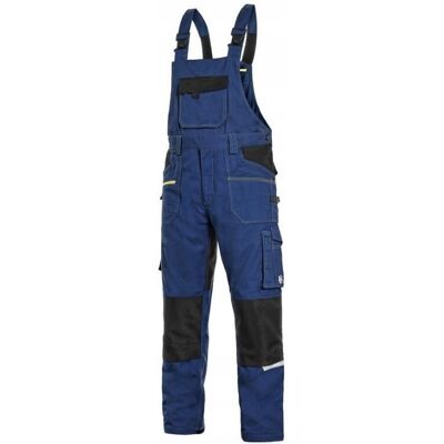 Spodnie robocze ogrodniczki CXS STRETCH granatowo-czarne 58 Spodnie robocze ogrodniczki CXS STRETCH granatowo-czarne 58