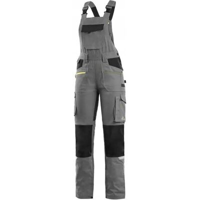 Spodnie robocze ogrodniczki damskie CXS Stretch szaro-czarne 38 Spodnie robocze ogrodniczki damskie CXS Stretch szaro-czarne 38
