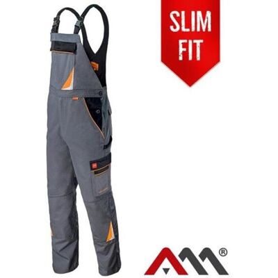 ART Spodnie robocze ogrodniczki professional gray szare rozmiar 60 ART Spodnie robocze ogrodniczki professional gray szare rozmiar 60