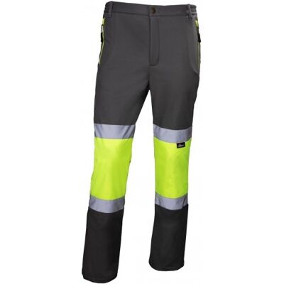Vizwell SPODNIE ROBOCZE OSTRZ.SOFTSHELL ŻÓŁ-SZAR.XXL Vizwell SPODNIE ROBOCZE OSTRZ.SOFTSHELL ŻÓŁ-SZAR.XXL