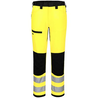 Portwest Spodnie robocze serwisowe ostrzegawcze WX2 Eco klasy 2, kolor żółty/czarny, Portwest Spodnie robocze serwisowe ostrzegawcze WX2 Eco klasy 2, kolor żółty/czarny,