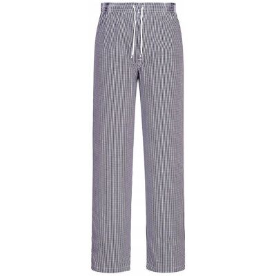 Portwest Spodnie robocze szefa kuchni Barnet, kolor niebieska kratka, rozmiar XXL Portwest Spodnie robocze szefa kuchni Barnet, kolor niebieska kratka, rozmiar XXL