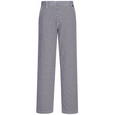 Portwest Spodnie robocze szefa kuchni Barnet, kolor niebieska kratka, rozmiar XXXL Portwest Spodnie robocze szefa kuchni Barnet, kolor niebieska kratka, rozmiar XXXL