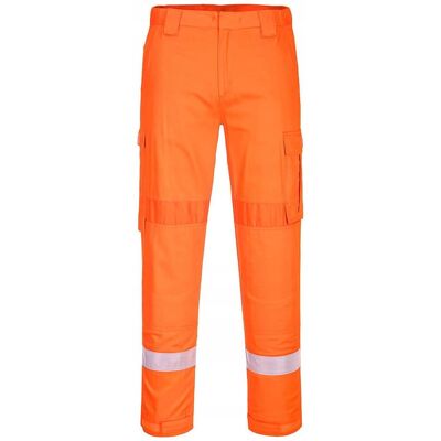 Spodnie robocze trudnopalne Portwest FR401 ORR r. S Spodnie robocze trudnopalne Portwest FR401 ORR r. S