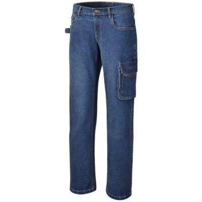 Beta 7528 Rozciągliwe jeansy robocze - Denim, Niebieski, Slim Fit Beta 7528 Rozciągliwe jeansy robocze - Denim, Niebieski, Slim Fit