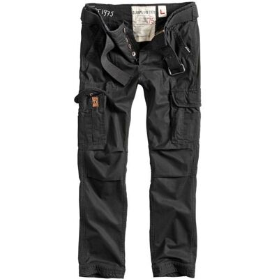 Surplus Spodnie Premium Slim Czarne - L Surplus Spodnie Premium Slim Czarne - L