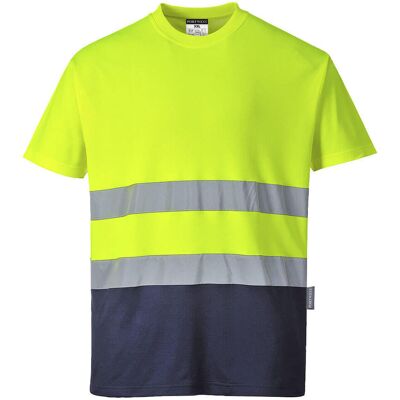 Portwest T-shirt dwukolorowy ostrzegawczy Żółty Granat XL Portwest T-shirt dwukolorowy ostrzegawczy Żółty Granat XL
