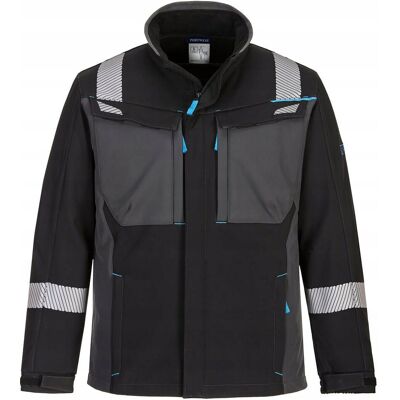 Portwest Trudnopalna kurtka multiochronna softshell WX3 Modaflame Czarny r. XXL Portwest Trudnopalna kurtka multiochronna softshell WX3 Modaflame Czarny r. XXL