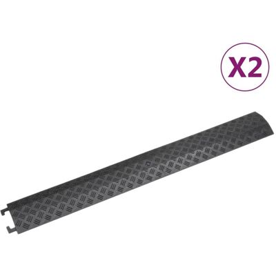 vidaXL Rampy ochronne na kable 2/4x - Trwałe bezpieczeństwo ruchu vidaXL Rampy ochronne na kable 2/4x - Trwałe bezpieczeństwo ruchu