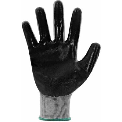vidaXL Rękawice Robocze 12 pcs Szary i czarny 11 / XXL Poliester vidaXL Rękawice Robocze 12 pcs Szary i czarny 11 / XXL Poliester