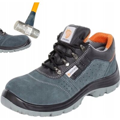 PROCERA WYGODNE SKÓRZANE buty robocze PÓŁBUTY OCHRONNE z METALOWYM NOSKIEM r. 36 PROCERA WYGODNE SKÓRZANE buty robocze PÓŁBUTY OCHRONNE z METALOWYM NOSKIEM r. 36