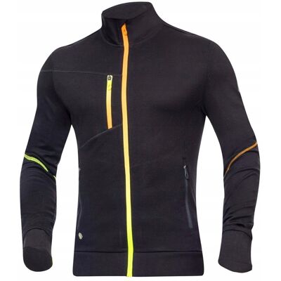 Ardon WYTRZYMAŁA bluza ELASTYCZNA STRETCH DOPASOWANA slim sportowa H6670 czarna M Ardon WYTRZYMAŁA bluza ELASTYCZNA STRETCH DOPASOWANA slim sportowa H6670 czarna M