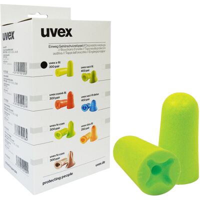 Zatyczki Stopery Do Uszu Uvex X-Fit 300 Par Karton Zatyczki Stopery Do Uszu Uvex X-Fit 300 Par Karton