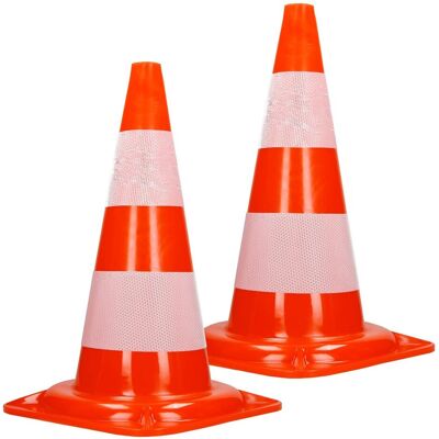 ECD Germany Zestaw 2 pachołków ostrzegawczych Pachołek ostrzegawczy Pylon bezpieczeństwa 47 cm Pachołek ostrzegawczy Pachołek drogowy Pylon bezpieczeństwa 47 cm ECD Germany Zestaw 2 pachołków ostrzegawczych Pachołek ostrzegawczy Pylon bezpieczeństwa 47 cm Pachołek ostrzegawczy Pachołek drogowy Pylon bezpieczeństwa 47 cm