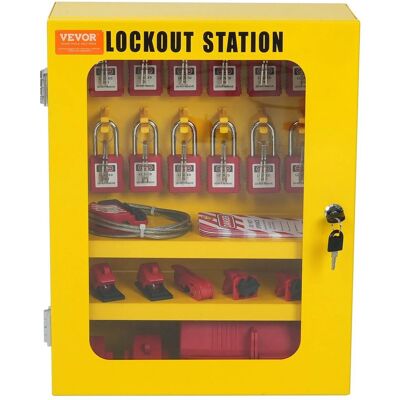 Vevor Zestaw lockout tagout LOTO 59 el blokady kłódki BHP Vevor Zestaw lockout tagout LOTO 59 el blokady kłódki BHP