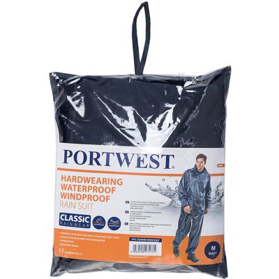Portwest Zestaw przeciwdeszczowy (kurtka + spodnie) 3XL Portwest Zestaw przeciwdeszczowy (kurtka + spodnie) 3XL