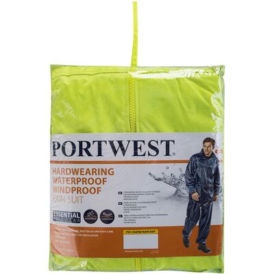Portwest Zestaw przeciwdeszczowy (kurtka + spodnie) XL Portwest Zestaw przeciwdeszczowy (kurtka + spodnie) XL
