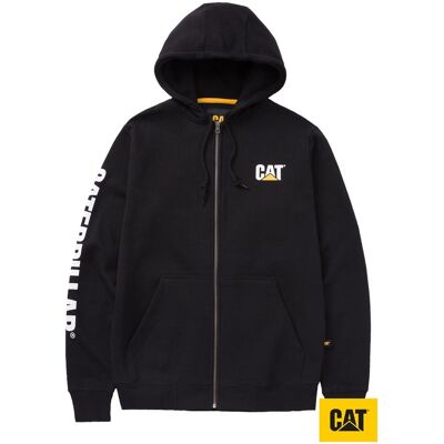 Bluza Caterpillar Z Kapturem Na Zamek, Czarna Bluza Caterpillar Z Kapturem Na Zamek, Czarna