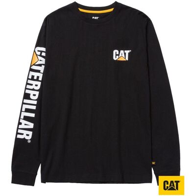 Koszulka Z Długim Rękawem Caterpillar Czarna Koszulka Z Długim Rękawem Caterpillar Czarna