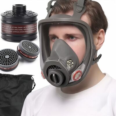 Xtech Maska Ochronna Gazowa Lakiernicza Pełnotwarzowa Ms80 Filtry Pokrowiec Xtech Maska Ochronna Gazowa Lakiernicza Pełnotwarzowa Ms80 Filtry Pokrowiec