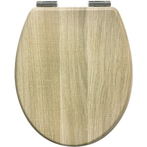 Deska sedesowa wolnoopadająca AWD INTERIOR MDF Nature 1702 wzór drewna brązowa beżowa Deska sedesowa wolnoopadająca AWD INTERIOR MDF Nature 1702 wzór drewna brązowa beżowa