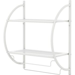COSTWAY Metalowa półka łazienkowa Otwarta szafka łazienkowa 45 x 25,5 x 55 cm COSTWAY Metalowa półka łazienkowa Otwarta szafka łazienkowa 45 x 25,5 x 55 cm