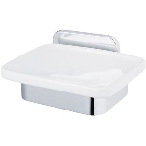 Mydelniczka Łazienkowa Ceramiczna Wisząca Chrom Bisk Tore Mydelniczka Łazienkowa Ceramiczna Wisząca Chrom Bisk Tore