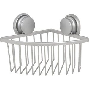 TENDANCE Półka łazienkowa Espar na przyssawki 19x19,7x19,7 cm aluminium srebrna TENDANCE Półka łazienkowa Espar na przyssawki 19x19,7x19,7 cm aluminium srebrna