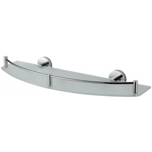 Półka łazienkowa pod lustro półokrągła szklana ścienna chrom STELLA Classic 07.810.1 Półka łazienkowa pod lustro półokrągła szklana ścienna chrom STELLA Classic 07.810.1