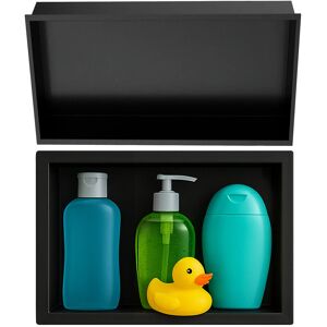 Półka łazienkowa wnękowa Estiva FALEZA Black 45x30x10 cm czarna 1 szt. Półka łazienkowa wnękowa Estiva FALEZA Black 45x30x10 cm czarna 1 szt.