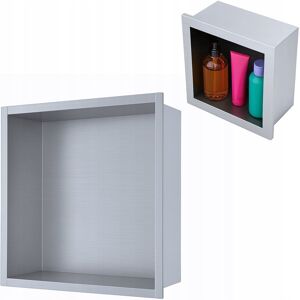 Półka łazienkowa wnękowa Estiva FALEZA Silver 30x30x10 cm srebrna 1 szt. Półka łazienkowa wnękowa Estiva FALEZA Silver 30x30x10 cm srebrna 1 szt.