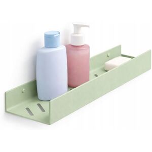 Braun Półka metalowa kolor miętowy mat pastelowy inox prysznicowa łazienkowa 30cm Braun Półka metalowa kolor miętowy mat pastelowy inox prysznicowa łazienkowa 30cm