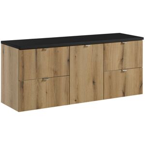 Szafka Łazienkowa 140X40Cm Z Blatem I Szufladami Drewniana Comad (Zestaw) Szafka Łazienkowa 140X40Cm Z Blatem I Szufladami Drewniana Comad (Zestaw)