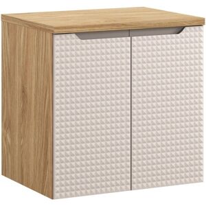 Szafka Łazienkowa 60X45Cm Z Blatem Beżowa Comad (Zestaw) Szafka Łazienkowa 60X45Cm Z Blatem Beżowa Comad (Zestaw)