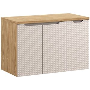 Szafka Łazienkowa 90X45Cm Z Blatem I Szufladami Beżowa Comad (Zestaw) Szafka Łazienkowa 90X45Cm Z Blatem I Szufladami Beżowa Comad (Zestaw)