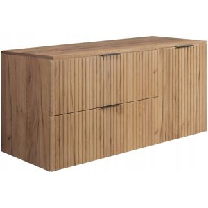 VAXOR SZAFKA ŁAZIENKOWA WISZĄCA DĄB SZUFLADY DRZWI 120x46 CM Z DĘBOWYM BLATEM VAXOR SZAFKA ŁAZIENKOWA WISZĄCA DĄB SZUFLADY DRZWI 120x46 CM Z DĘBOWYM BLATEM