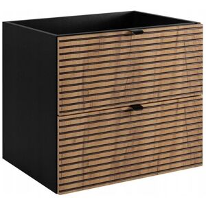 VAXOR SZAFKA ŁAZIENKOWA WISZĄCA POD UMYWALKĘ 80x46 CM CZARNY DĄB REGAŁ FRONT MDF VAXOR SZAFKA ŁAZIENKOWA WISZĄCA POD UMYWALKĘ 80x46 CM CZARNY DĄB REGAŁ FRONT MDF