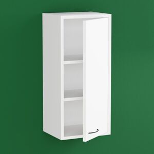 Marand Szafka łazienkowa wisząca słupek biała mat 74,4 cm Marand Szafka łazienkowa wisząca słupek biała mat 74,4 cm